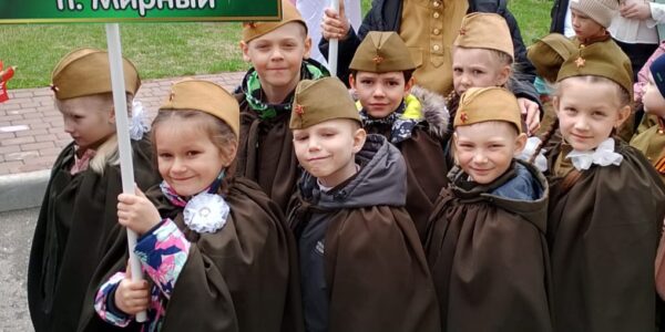 «Парад Победы» на территории МАДОУ «ЦРР – Академия Крохи»